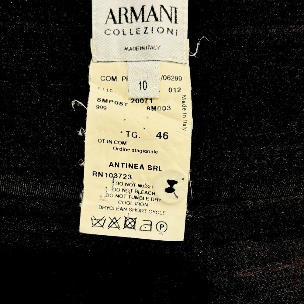 Wide leg Armani pants